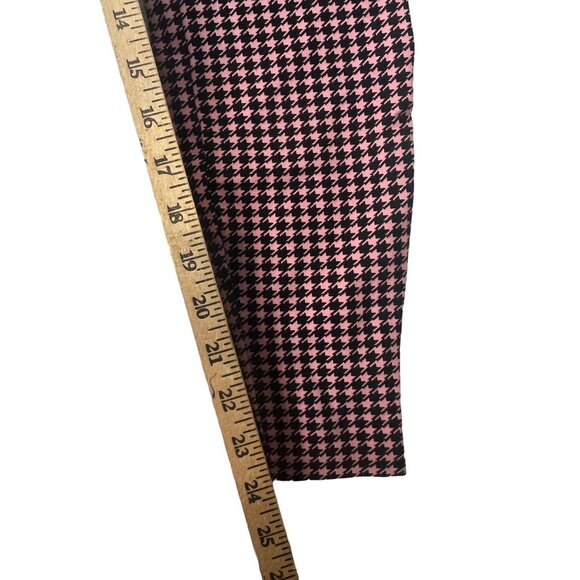 Womens Old Navy Pink and Black Checkered Stevie Leggings Ladies Size Small - Picture 6 of 9